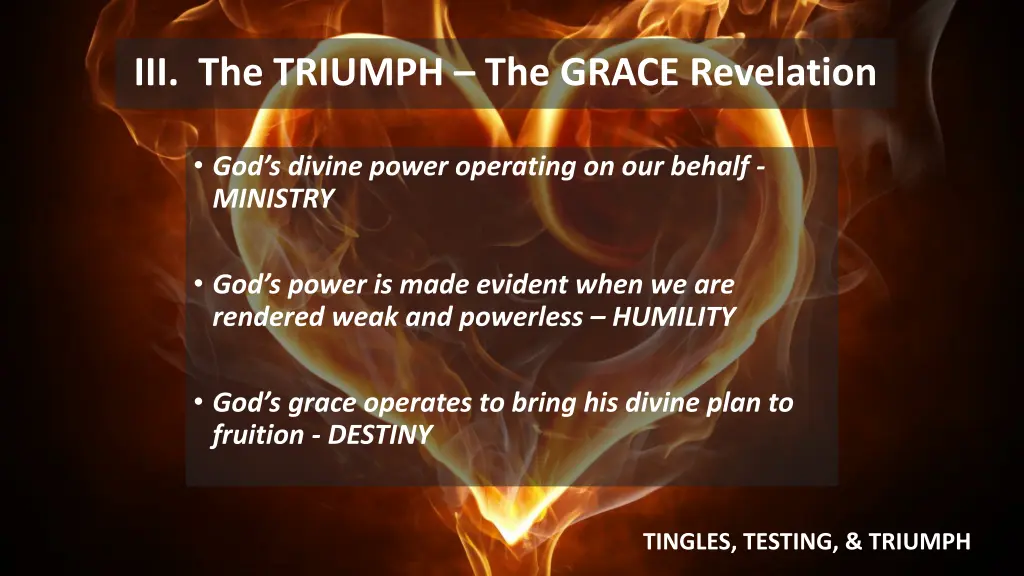 iii the triumph the grace revelation