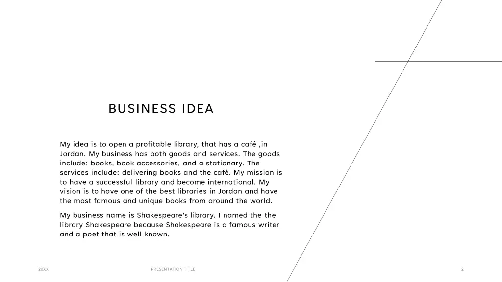 business idea