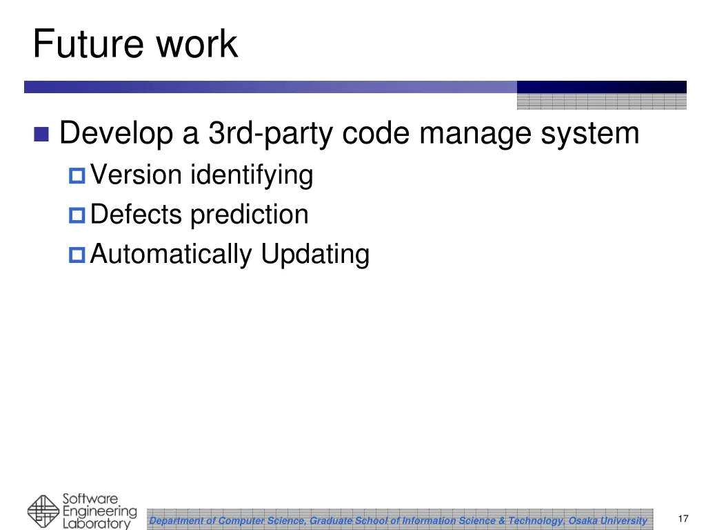 future work