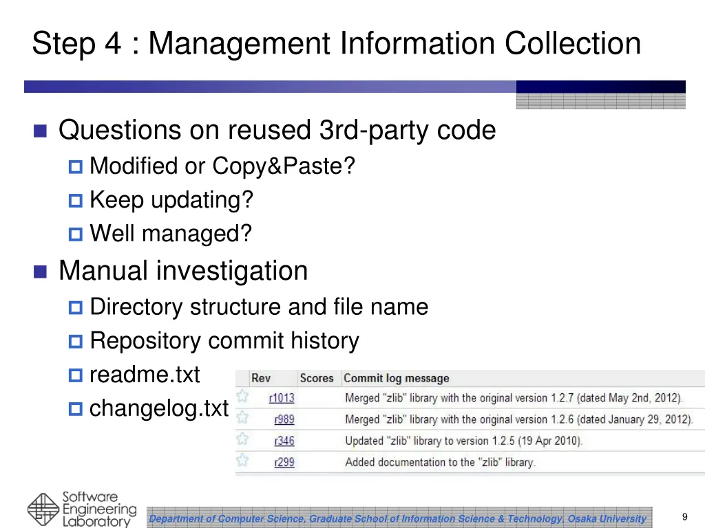 step 4 management information collection