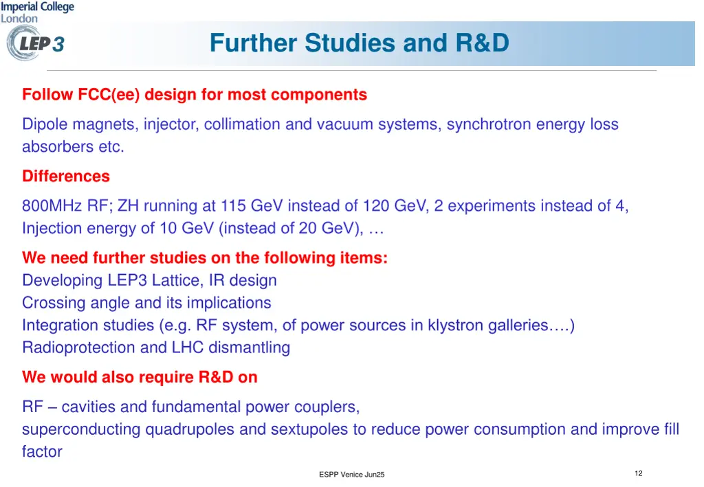 further studies and r d