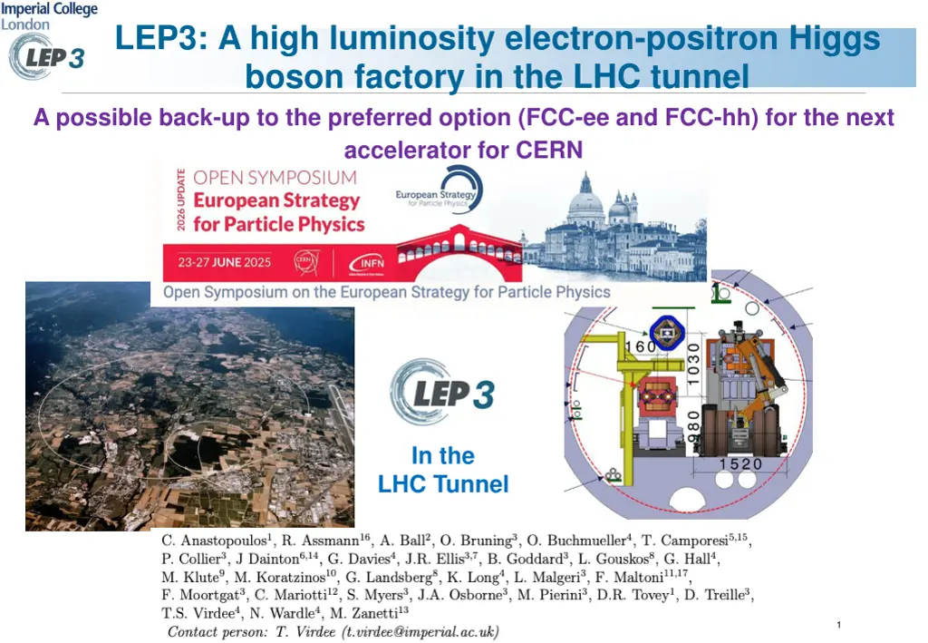 lep3 a high luminosity electron positron higgs
