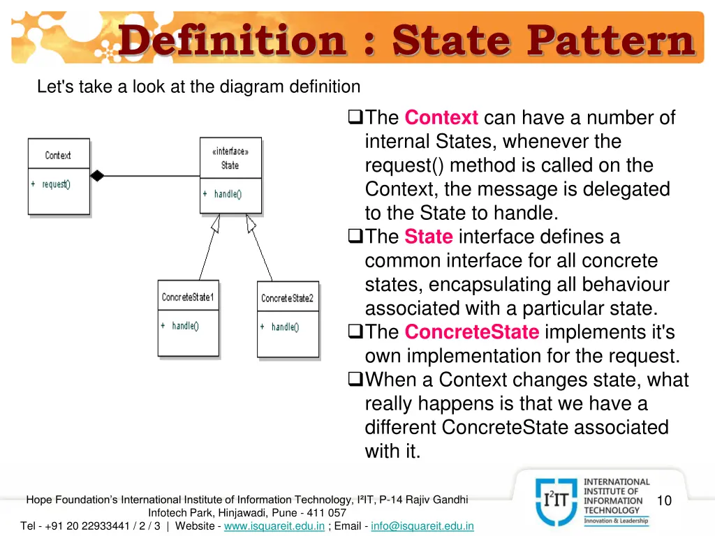 definition state pattern