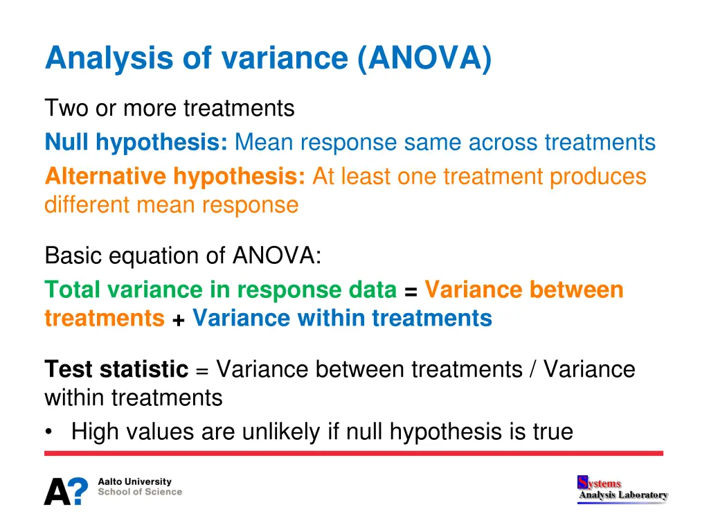 analysis of variance anova