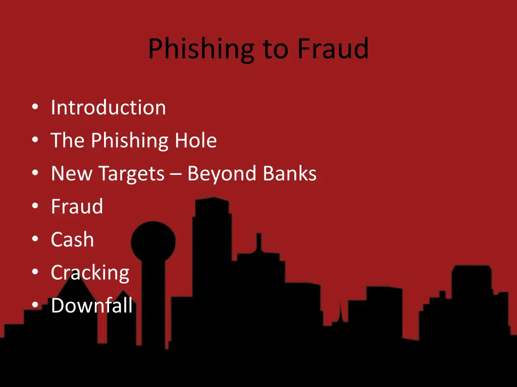 phishing to fraud 1