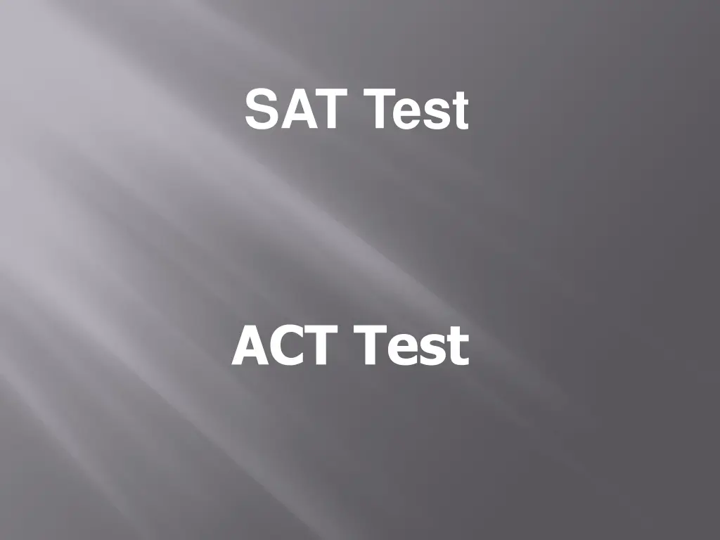 sat test
