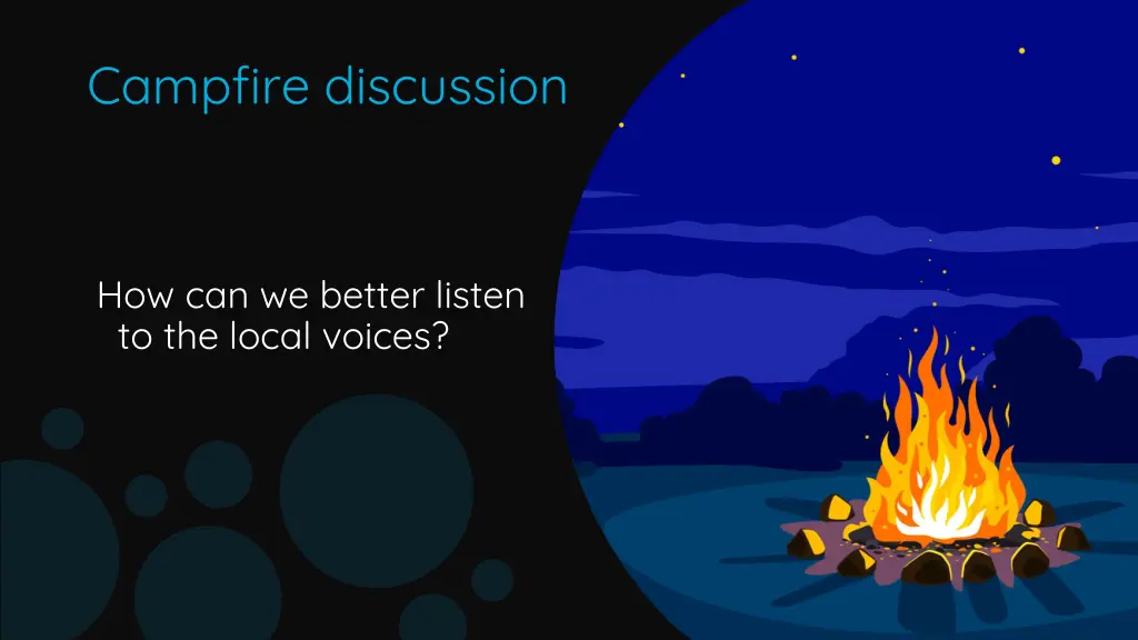 campfire discussion