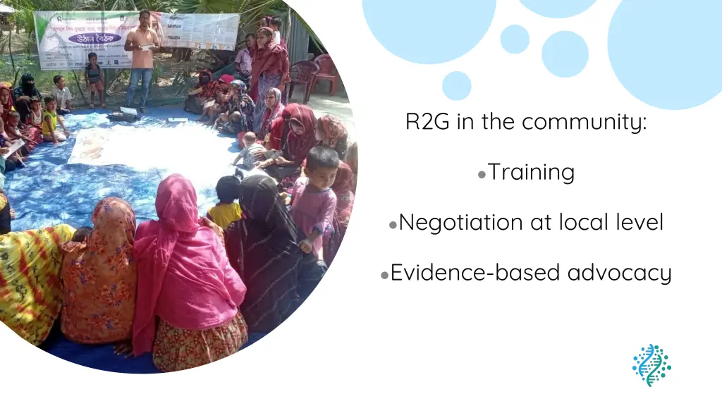 r2g in the community