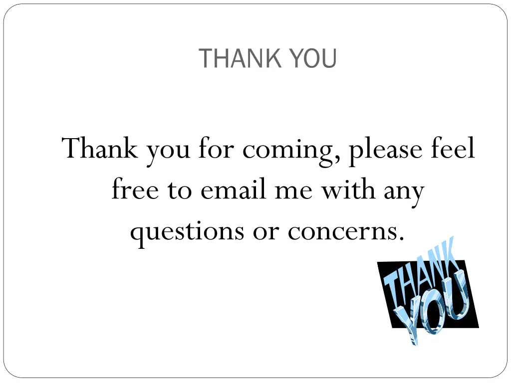 thank you