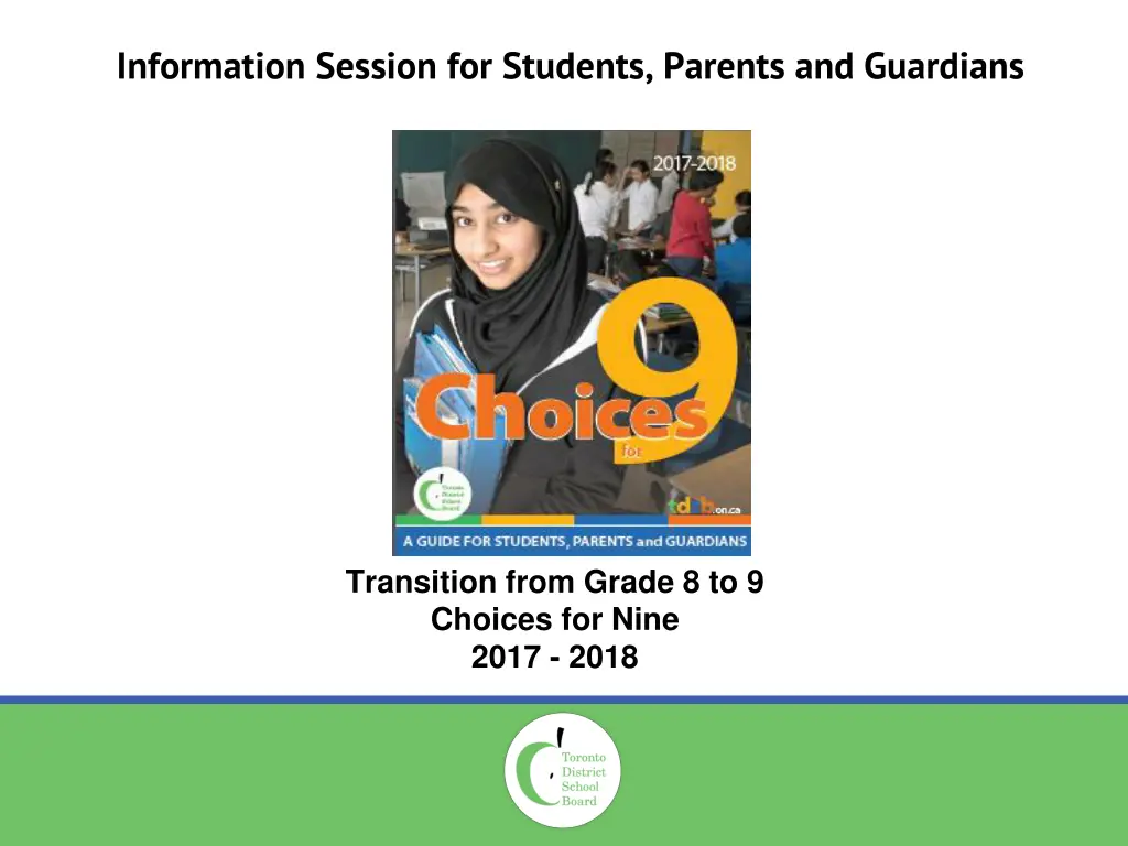 information session for students parents