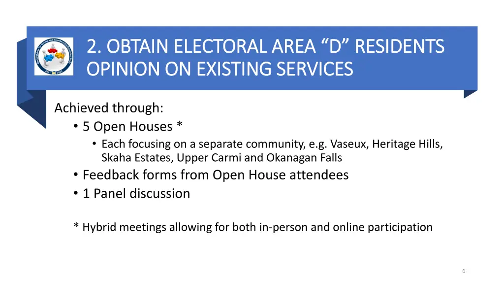 2 obtain electoral area d residents 2 obtain