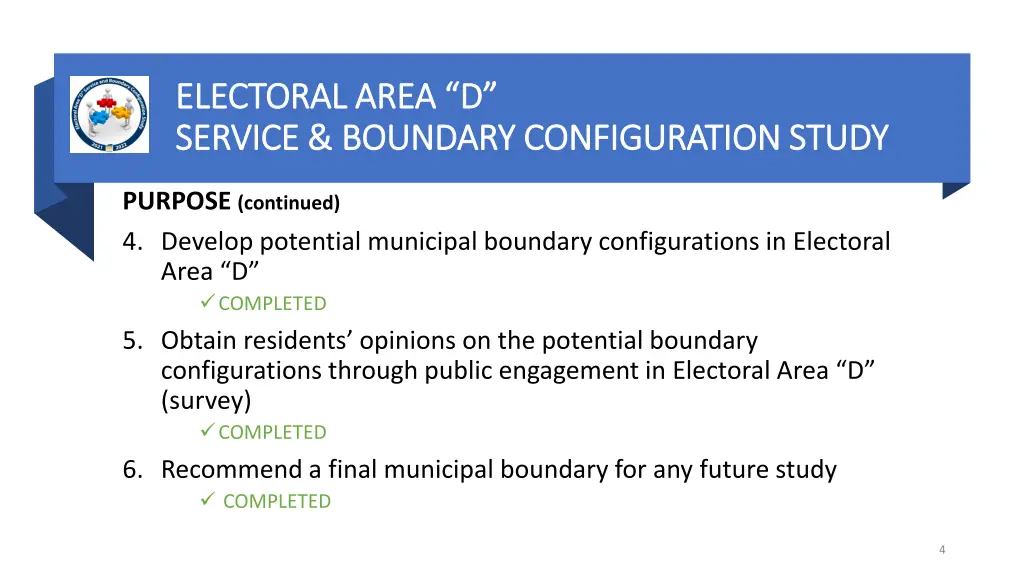 electoral area d electoral area d service 1