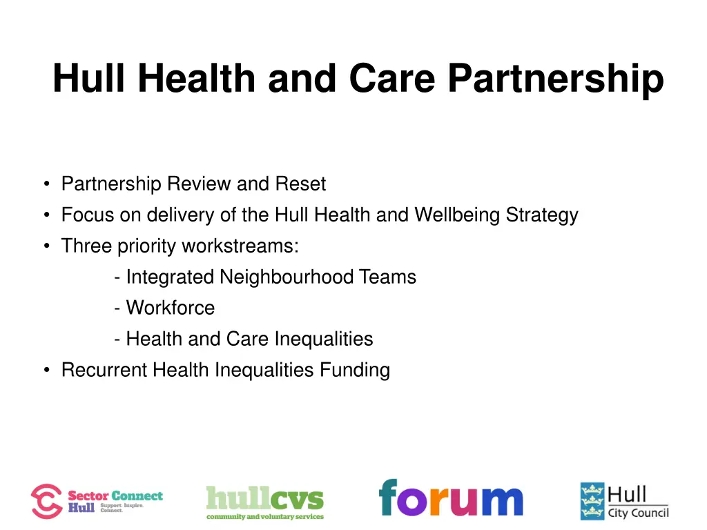 hull health and care partnership