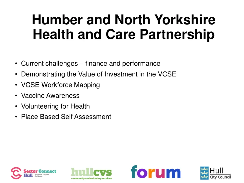 humber and north yorkshire health and care