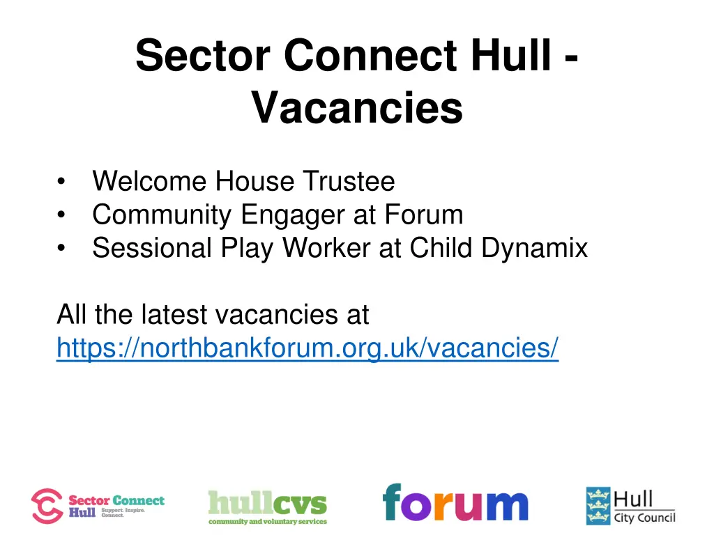 sector connect hull vacancies