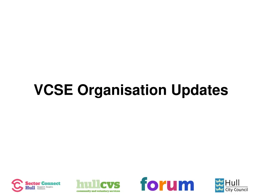 vcse organisation updates