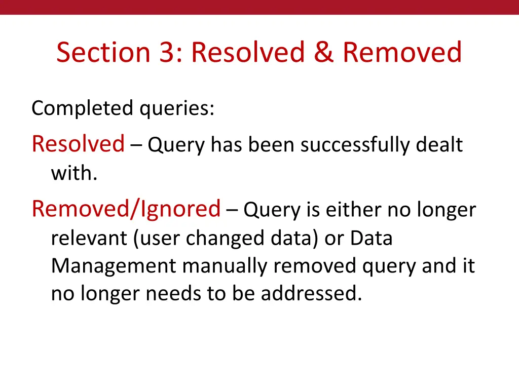 section 3 resolved removed