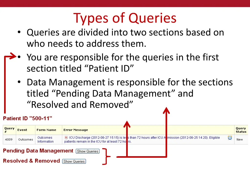 types of queries
