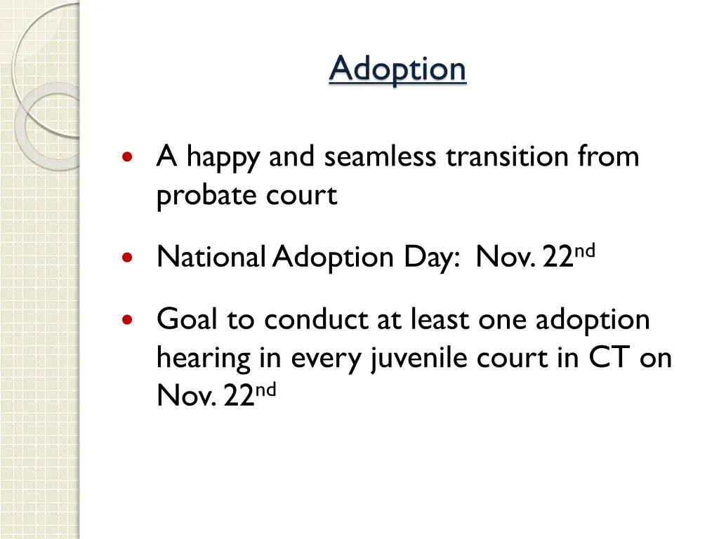 adoption