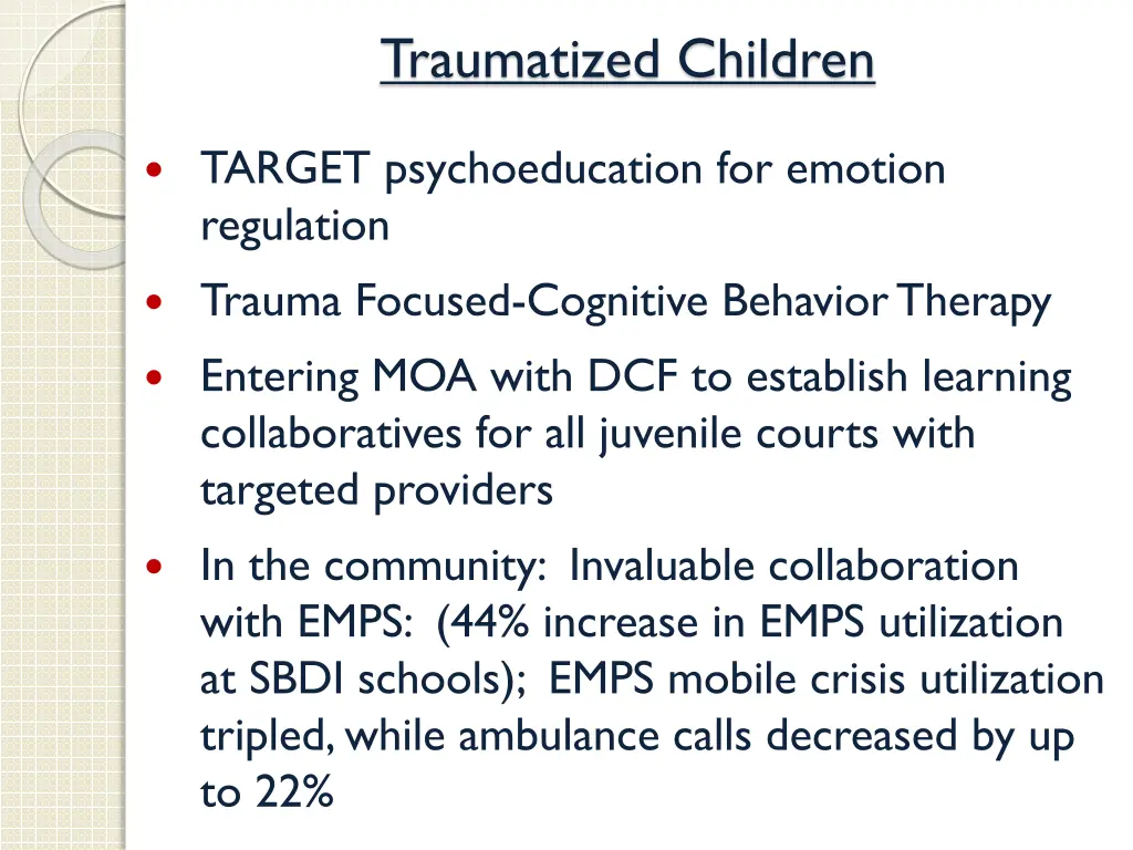 traumatized children