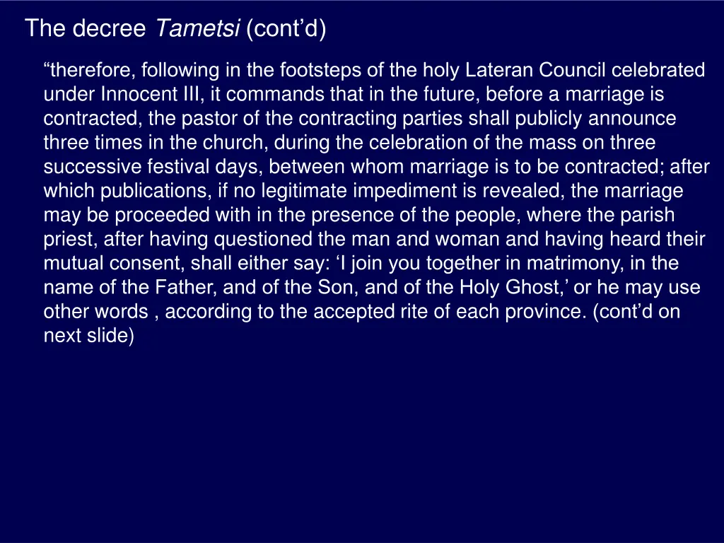 the decree tametsi cont d 3