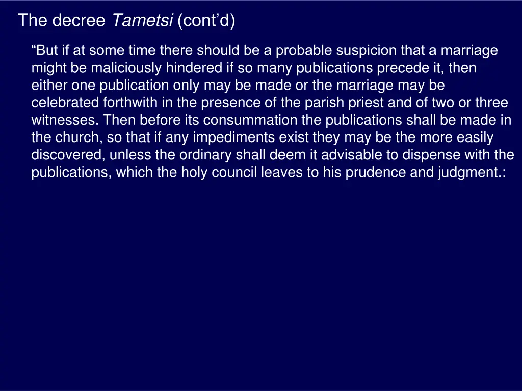 the decree tametsi cont d 4