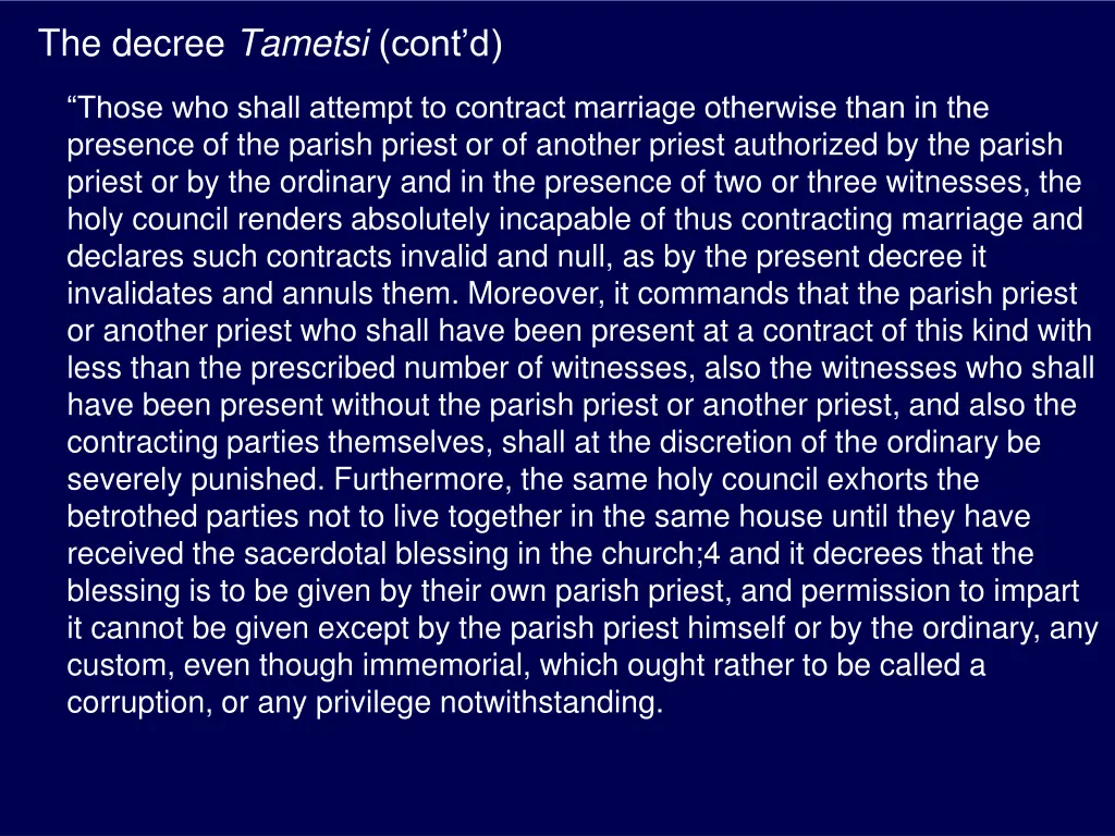 the decree tametsi cont d 5