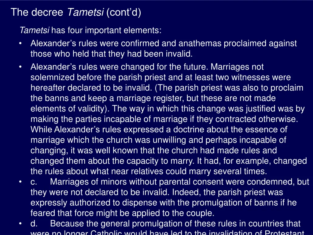 the decree tametsi cont d 7