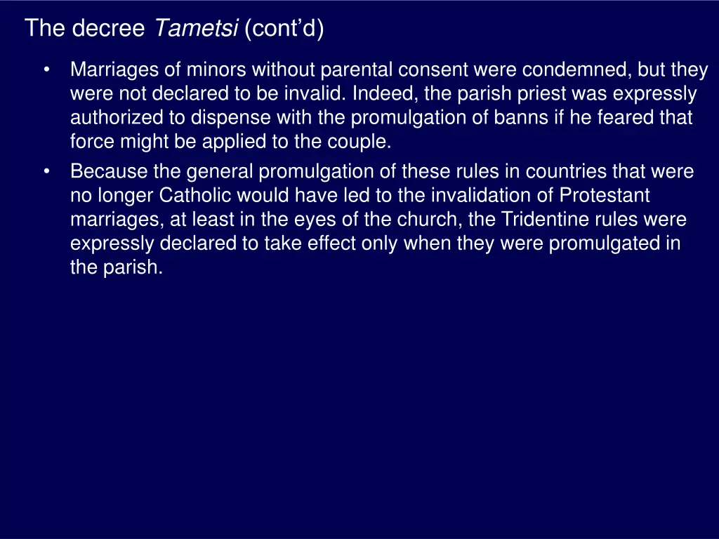 the decree tametsi cont d 8