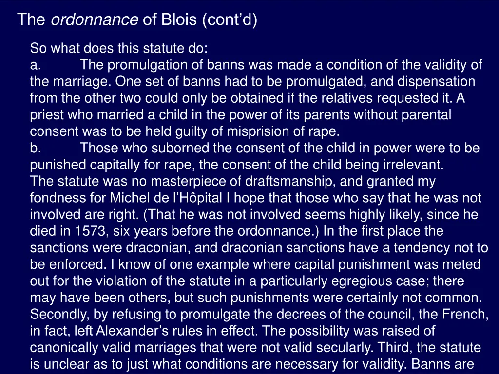 the ordonnance of blois cont d 1