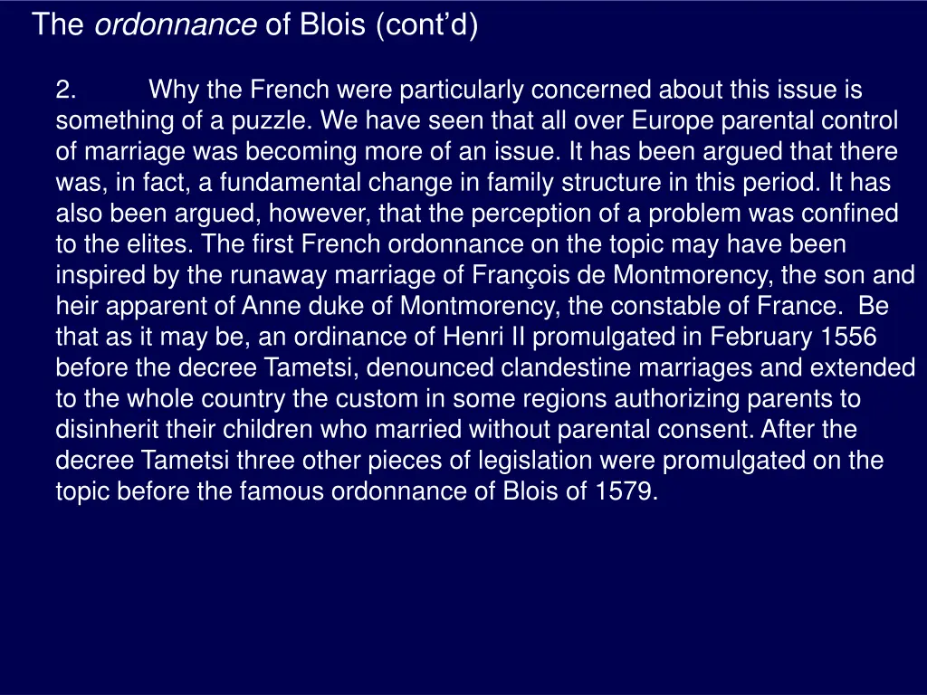 the ordonnance of blois cont d
