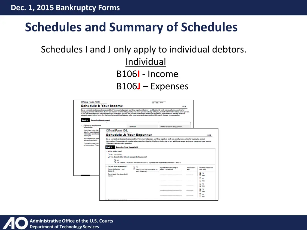 dec 1 2015 bankruptcy forms 15