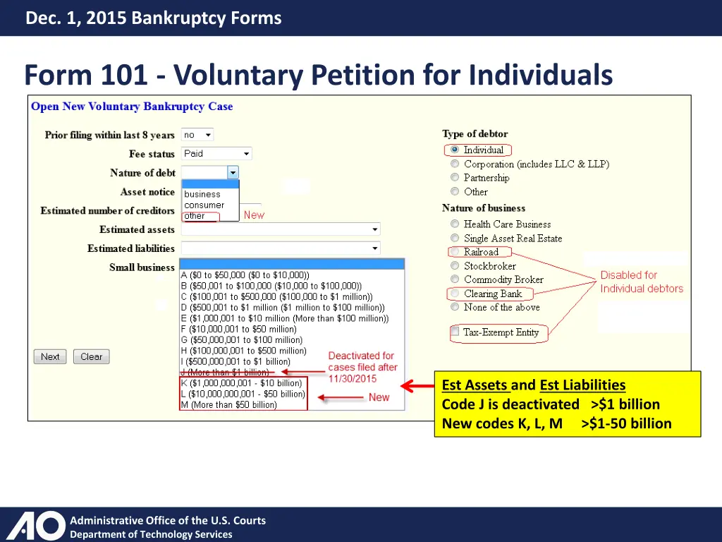 dec 1 2015 bankruptcy forms 6