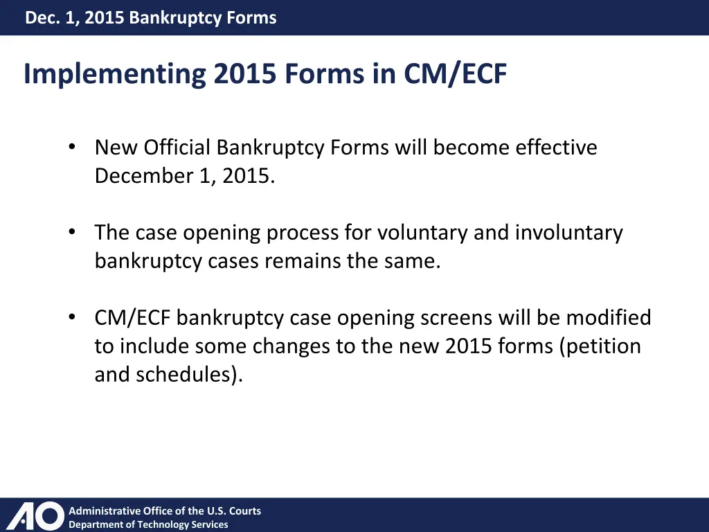 dec 1 2015 bankruptcy forms