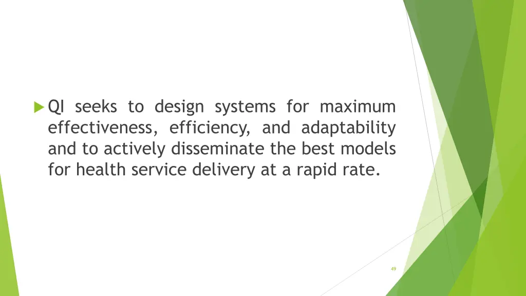 qi seeks to design systems for maximum