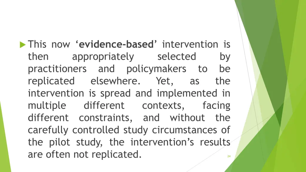 this now evidence based intervention is then
