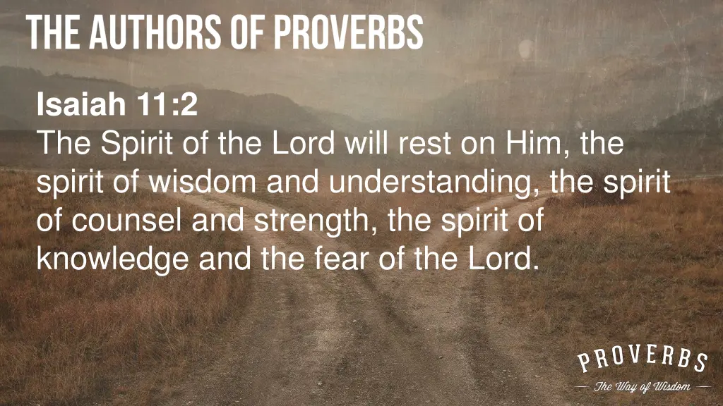 isaiah 11 2 the spirit of the lord will rest
