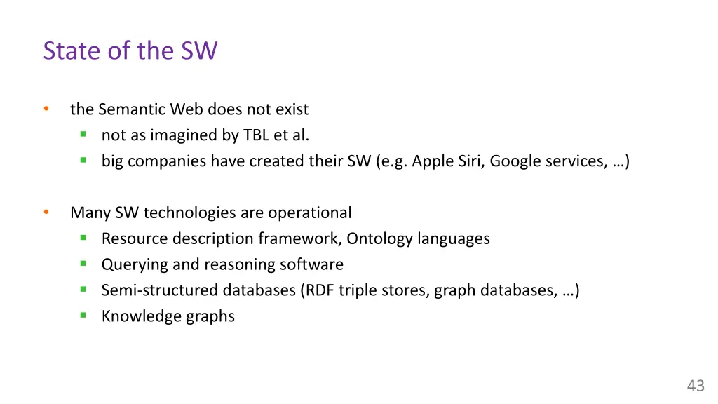 state of the sw