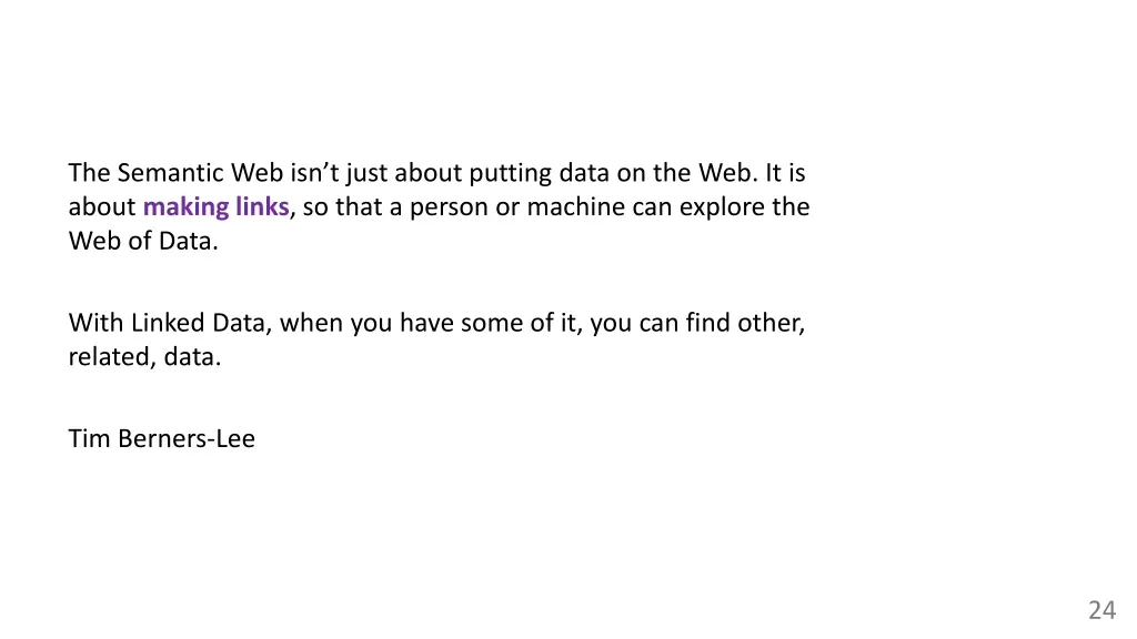 the semantic web isn t just about putting data