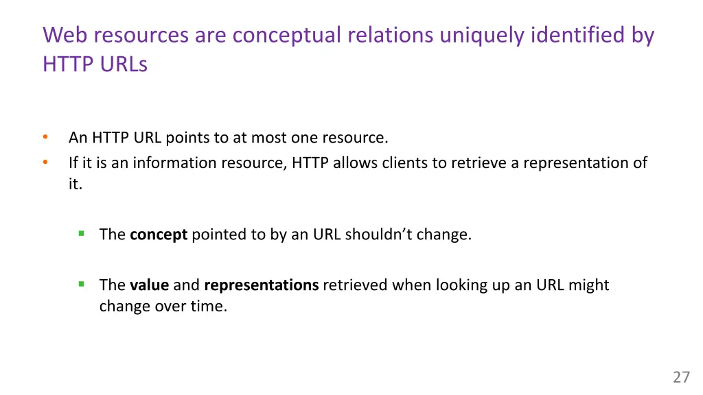 web resources are conceptual relations uniquely