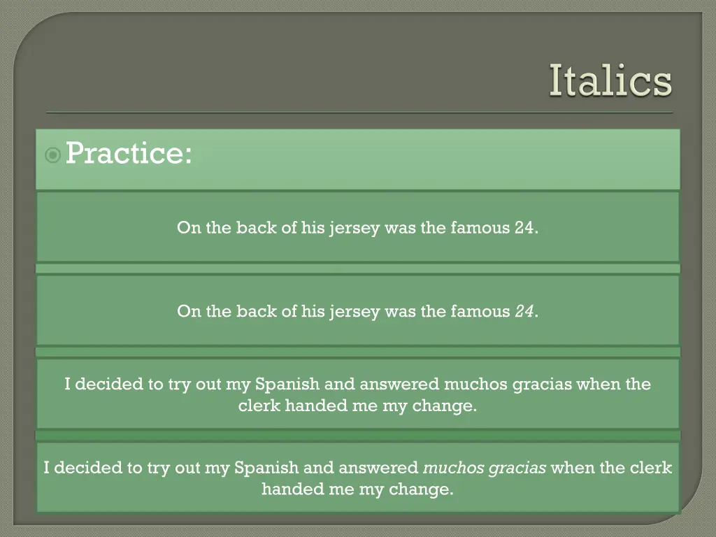 practice 5