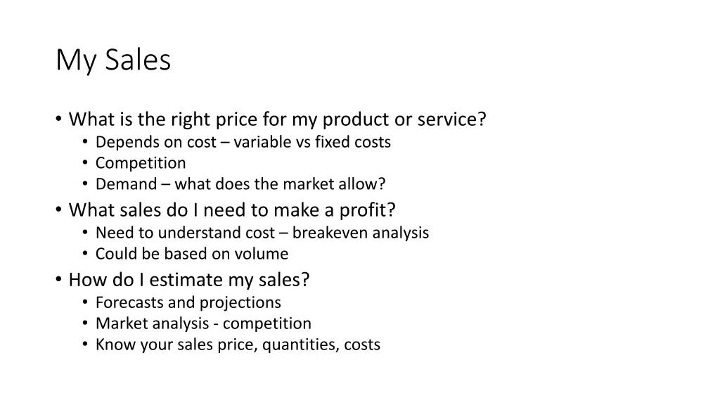 my sales 1