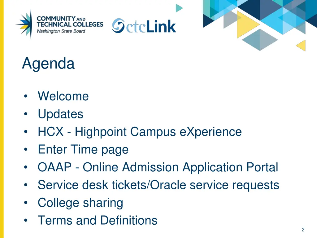 agenda