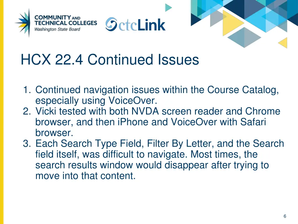hcx 22 4 continued issues