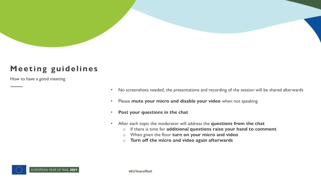 meeting guidelines how to have a good meeting