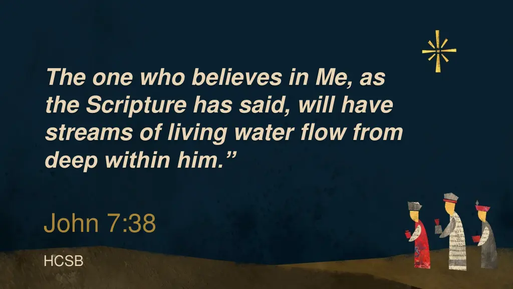 the one who believes in me as the scripture
