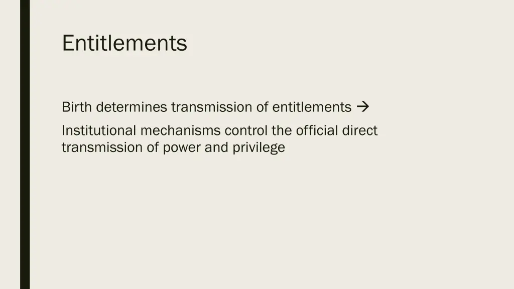 entitlements