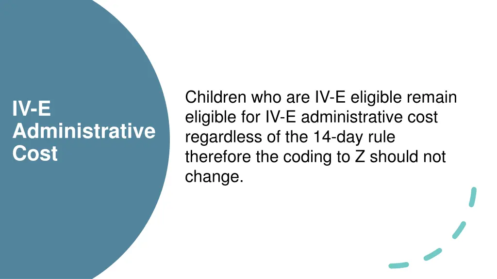 children who are iv e eligible remain eligible