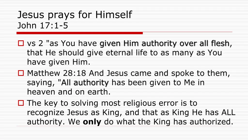 jesus prays for himself john 17 1 5 1
