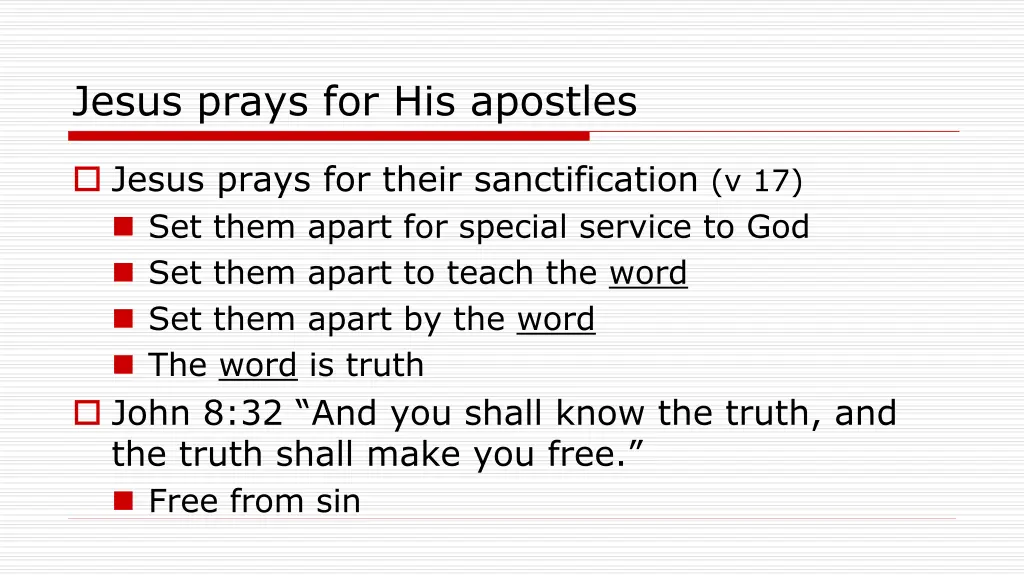 jesus prays for his apostles 3